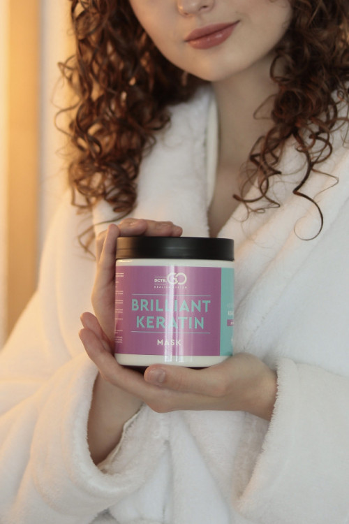 Kератиновая маска для любого типа волос 250 мл. Keratin SPA hair repair в Челябинске