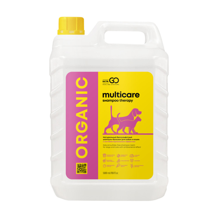 Dctr.Go Шампунь-бальзам для животных  Sнampoo Therapy "Мультиуход" 5000 мл в Челябинске