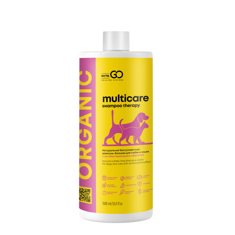Dctr.Go Шампунь-бальзам для животных Sнampoo Therapy "Мультиуход" 1000 ml в Челябинске