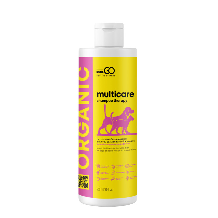 Dctr.Go Шампунь-бальзам для животных  Sнampoo Therapy "Мультиуход" 250 ml в Челябинске
